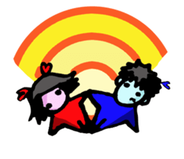 Mr.KOTAMO and Ms.TATEMO sticker #9043052