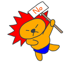 Bunny and Lion sticker #9044029