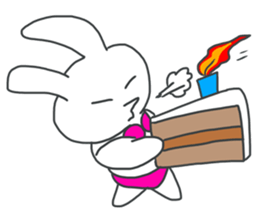 Bunny and Lion sticker #9044030