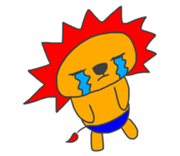 Bunny and Lion sticker #9044035