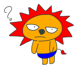 Bunny and Lion sticker #9044046