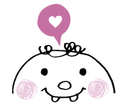 lazy worm sticker #9044061