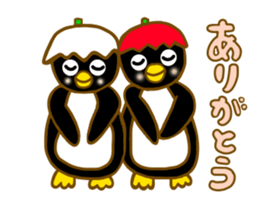 Tulip penguin sticker #9044177