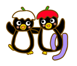 Tulip penguin sticker #9044183