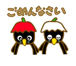 Tulip penguin sticker #9044195