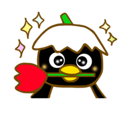 Tulip penguin sticker #9044207