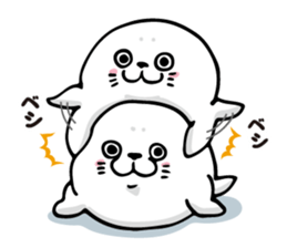 Energetic seal sticker sticker #9044550