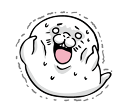 Energetic seal sticker sticker #9044556