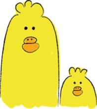 twins birds sticker #9045418