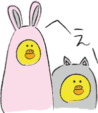 twins birds sticker #9045428