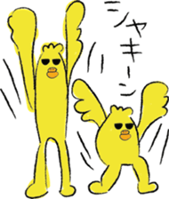 twins birds sticker #9045433