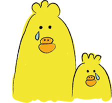 twins birds sticker #9045446