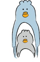 twins birds sticker #9045447