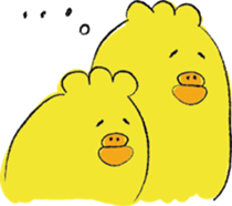 twins birds sticker #9045450