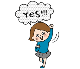 sesame girl ver.2 sticker #9045891