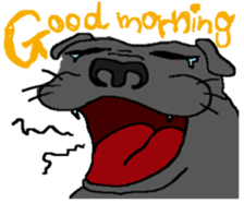 we love pug sticker #9046033