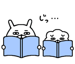 Chococo's Yuru Usagi With Mofu Inu sticker #9046225