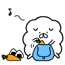 Chococo's Yuru Usagi With Mofu Inu sticker #9046252