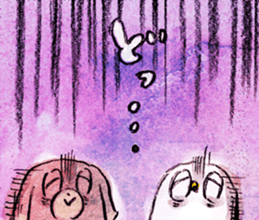 white bird"KOTORI-chan" Cartoon Sticker sticker #9046779