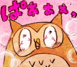 white bird"KOTORI-chan" Cartoon Sticker sticker #9046784