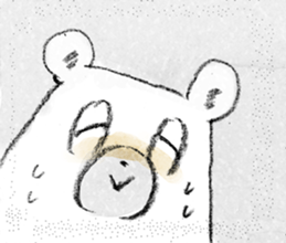 white bird"KOTORI-chan" Cartoon Sticker sticker #9046789