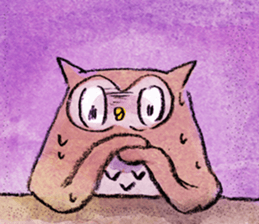 white bird"KOTORI-chan" Cartoon Sticker sticker #9046794