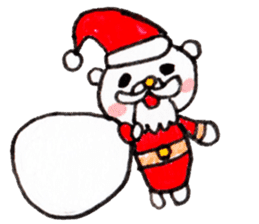 Polar bear red cheeks 3 sticker #9046833