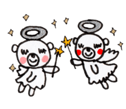 Polar bear red cheeks 3 sticker #9046836