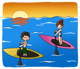 Stand Up Paddle(SUP)Life 1 sticker #9047104