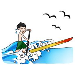 Stand Up Paddle(SUP)Life 1 sticker #9047130