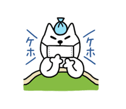 TOFU -White Cat - NEW YEAR sticker #9047447