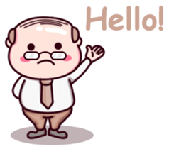 My Bald Boss sticker #9047512