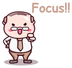 My Bald Boss sticker #9047513