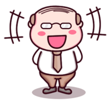 My Bald Boss sticker #9047516