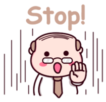 My Bald Boss sticker #9047517