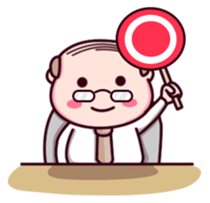 My Bald Boss sticker #9047519