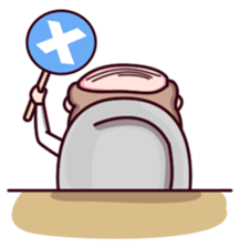 My Bald Boss sticker #9047520