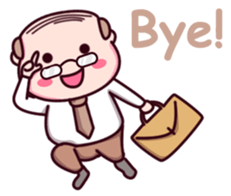 My Bald Boss sticker #9047523