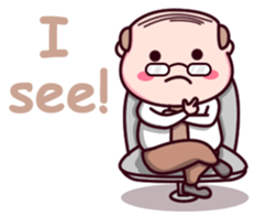 My Bald Boss sticker #9047525