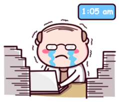 My Bald Boss sticker #9047526