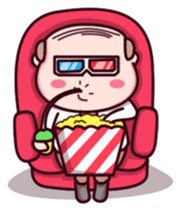 My Bald Boss sticker #9047534