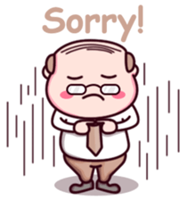 My Bald Boss sticker #9047536