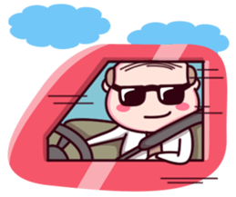 My Bald Boss sticker #9047538