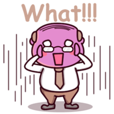 My Bald Boss sticker #9047539