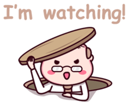 My Bald Boss sticker #9047542