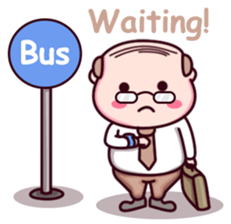 My Bald Boss sticker #9047547