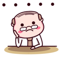 My Bald Boss sticker #9047548