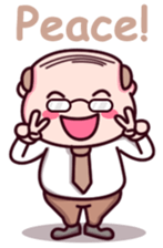 My Bald Boss sticker #9047549