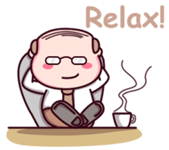 My Bald Boss sticker #9047550