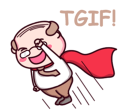 My Bald Boss sticker #9047551